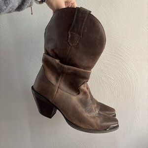 Durango Brown Leather Western Boots women’s size 6
